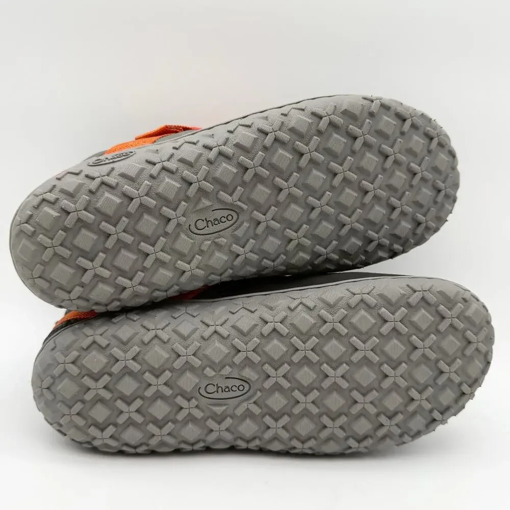 Chaco Kids Ramble Puff Booties US 2.5 M EU 33.5 Grey Orange Water Resistant NIB
